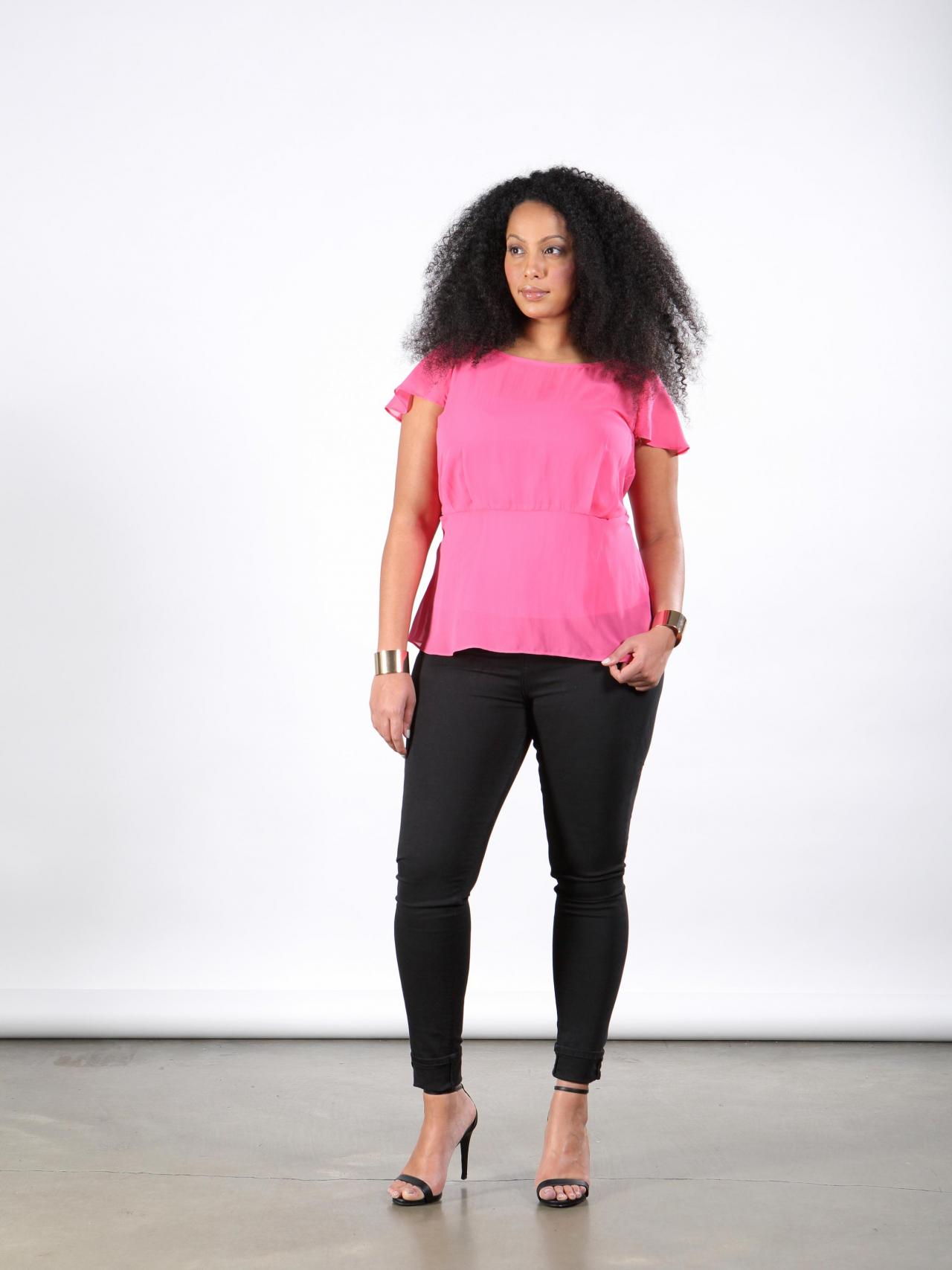 Plus Size Silk Blouse on Luulla